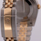2023 Rolex DateJust 126333 41mm Champagne 18K Gold Silver Jubilee Box Papers