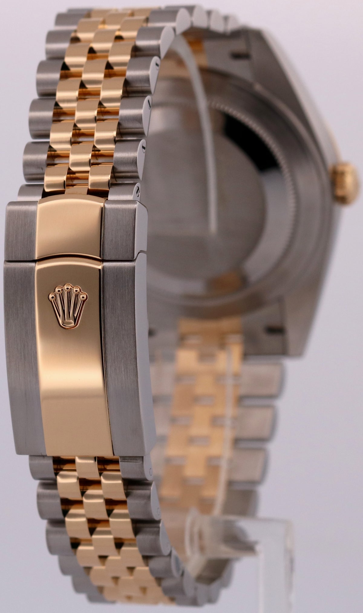 2023 Rolex DateJust 126333 41mm Champagne 18K Gold Silver Jubilee Box Papers