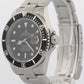 Rolex Submariner Date 16610 Rehaut No-Holes Black Stainless Steel 40mm Watch Box