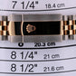 2023 Rolex DateJust 126333 41mm Champagne 18K Gold Silver Jubilee Box Papers