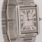 Cartier Tank Solo Large SILVER ROMAN 27mm Stainless Steel Quartz 3169 W5200014