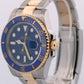 2025 CPO Rolex Submariner Date 116613 LB Ceramic Blue 40mm 18K Gold Steel Watch