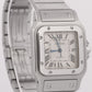 UNPOLISHED Cartier Santos Galbee 29mm IVORY ROMAN Steel Automatic 2319 W20055D6