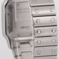 UNPOLISHED Cartier Santos Galbee 29mm IVORY ROMAN Steel Automatic 2319 W20055D6
