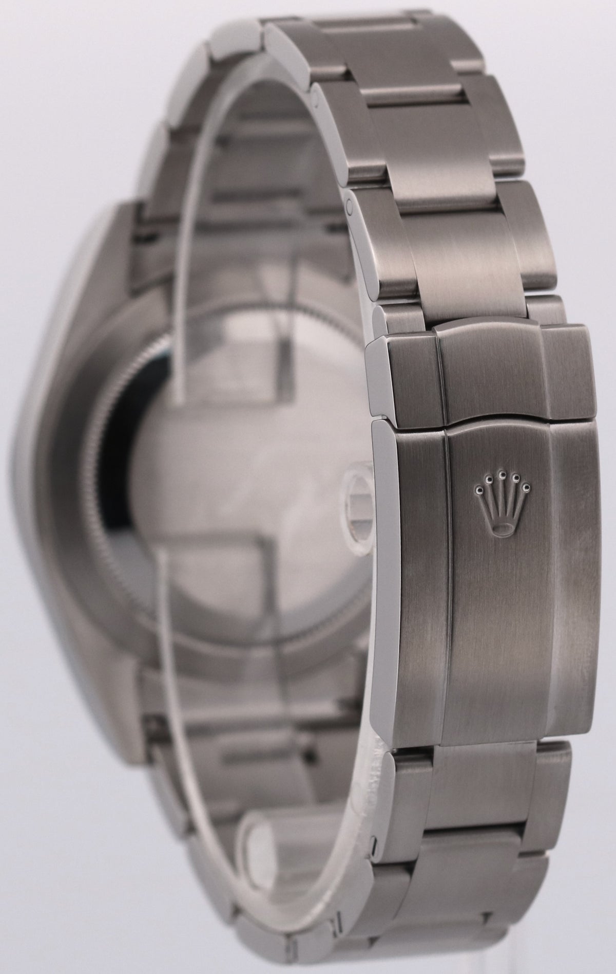 2019 Rolex Oyster Perpetual 114300 Rhodium Blue 39mm Steel Watch Box Papers
