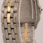 Ladies Cartier Panthere ONE ROW 18K Gold Steel Ivory 27mm Quartz 1100 W25028B5