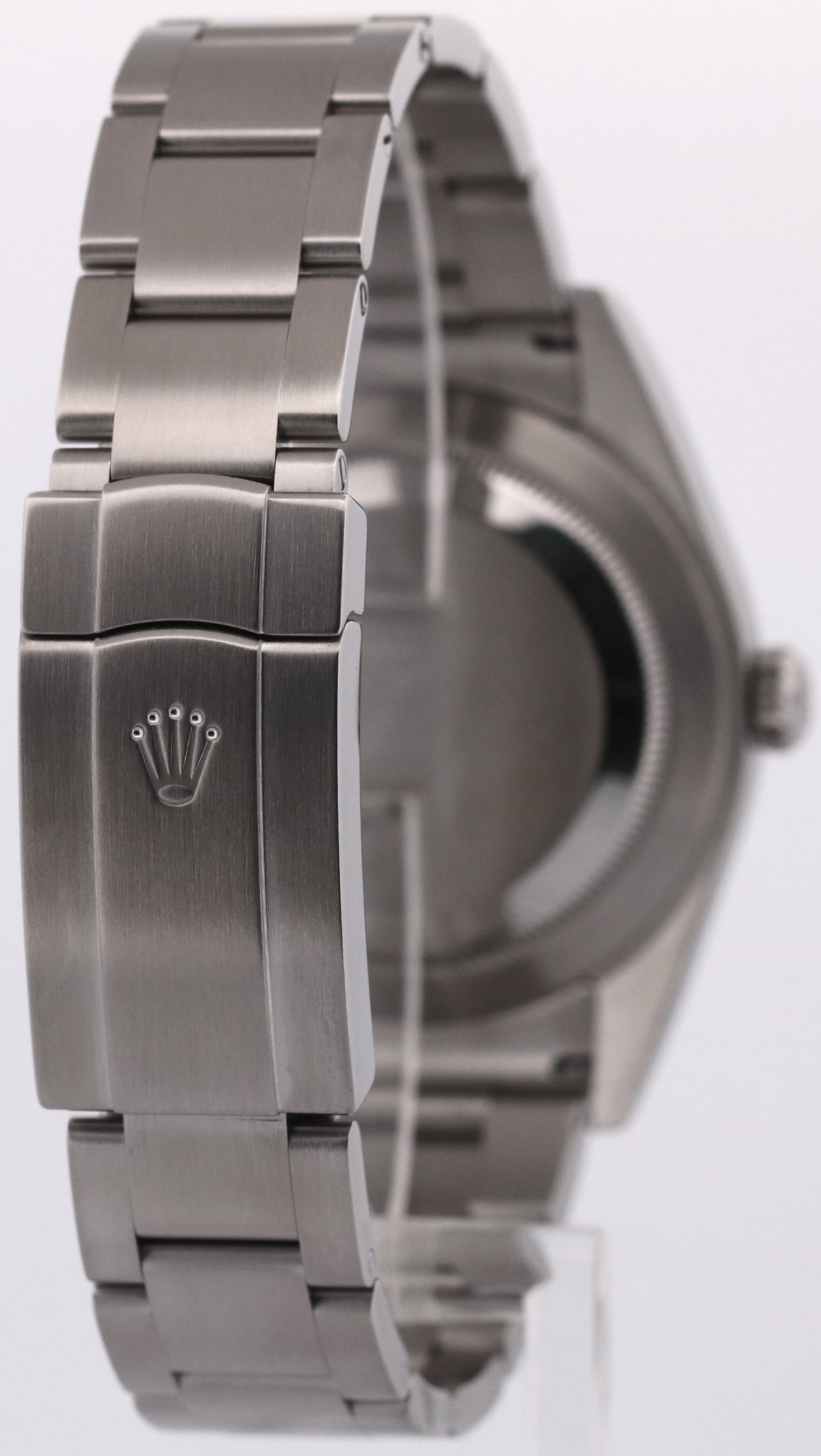 2019 Rolex Oyster Perpetual 114300 Rhodium Blue 39mm Steel Watch Box Papers