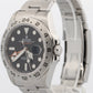 2024 Rolex Explorer II 226570 42mm Black Stainless Steel GMT Watch Box Papers