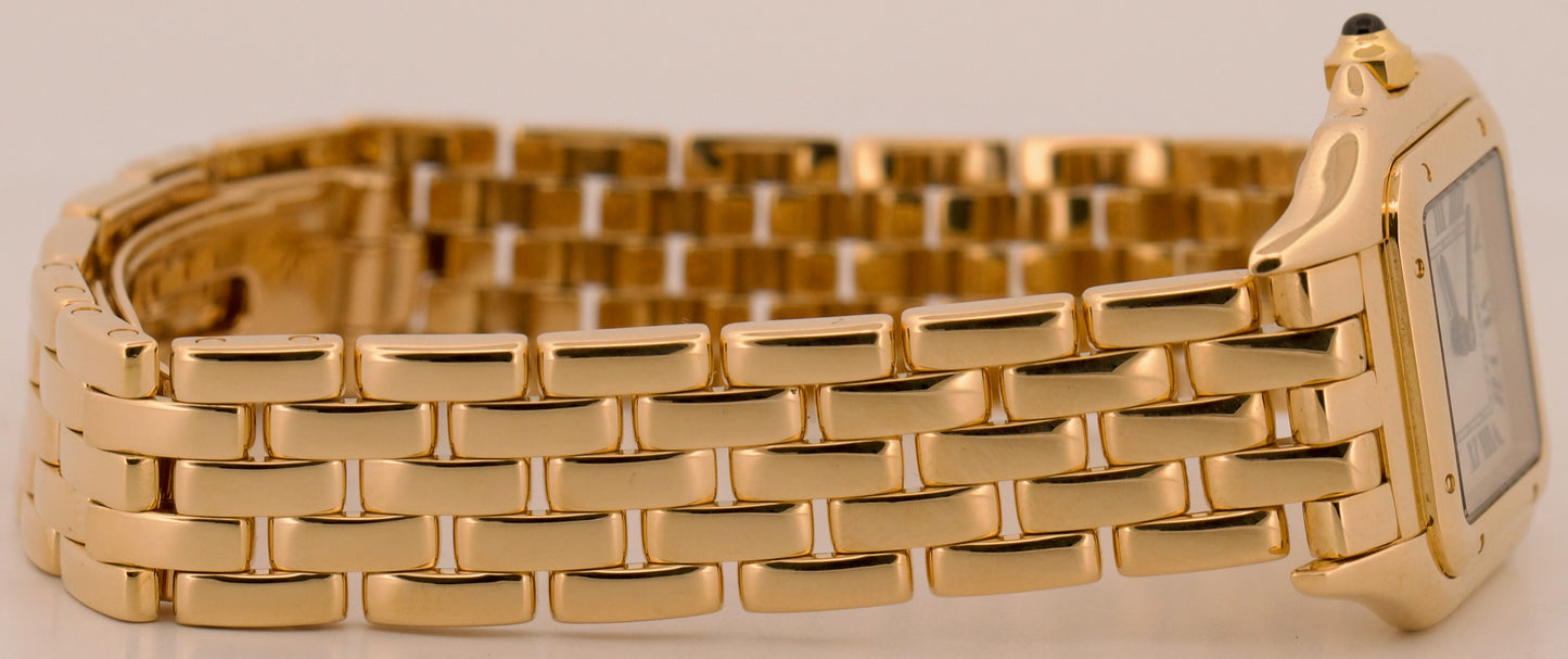 1995 PAPERS Ladies Cartier Panthere 18K Yellow Gold 22mm Quartz 10702 W25022B9