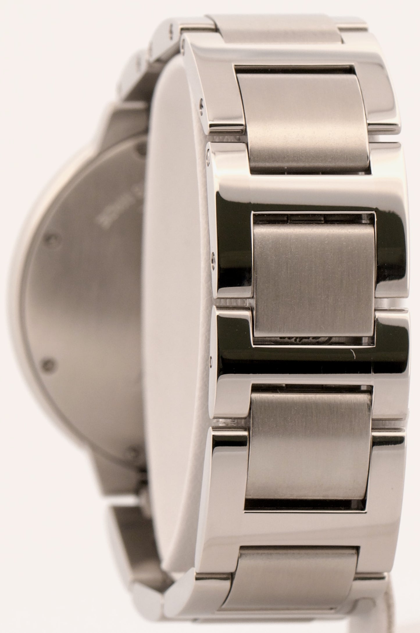 Ladies Cartier Ballon Bleu SILVER GUILLOCHE Stainless 36mm 3284 W6920046 Watch