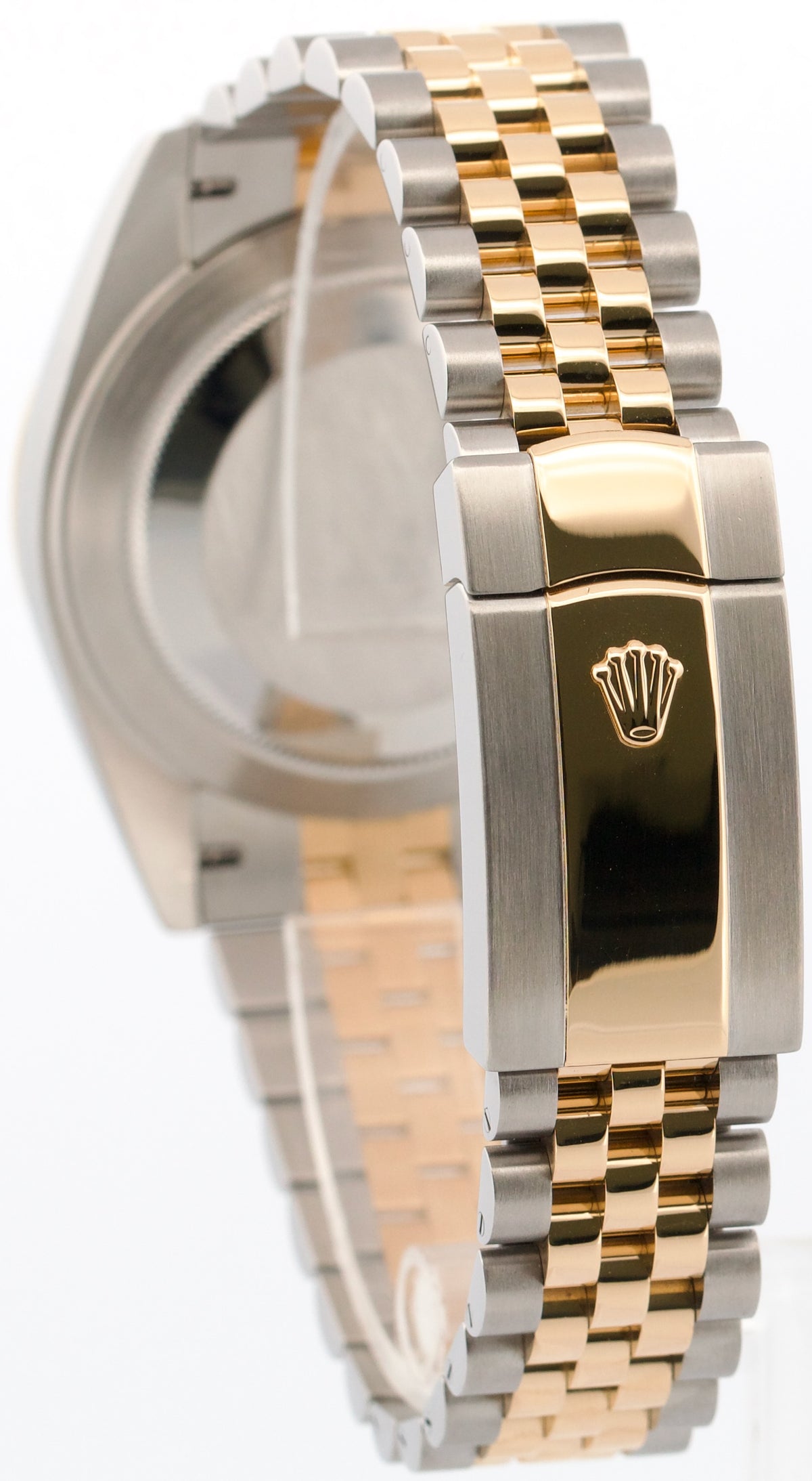 2018 Rolex DateJust 126333 Champagne Diamond 18K Steel Jubilee 41mm Box Papers