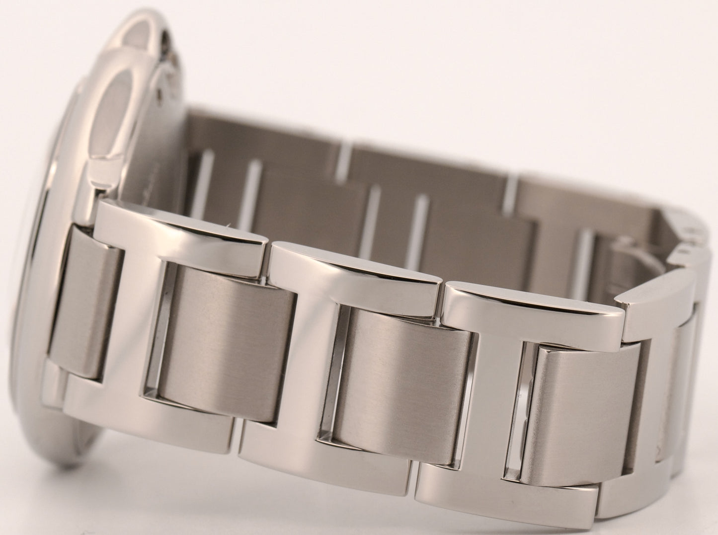 Ladies Cartier Ballon Bleu SILVER GUILLOCHE Stainless 36mm 3284 W6920046 Watch