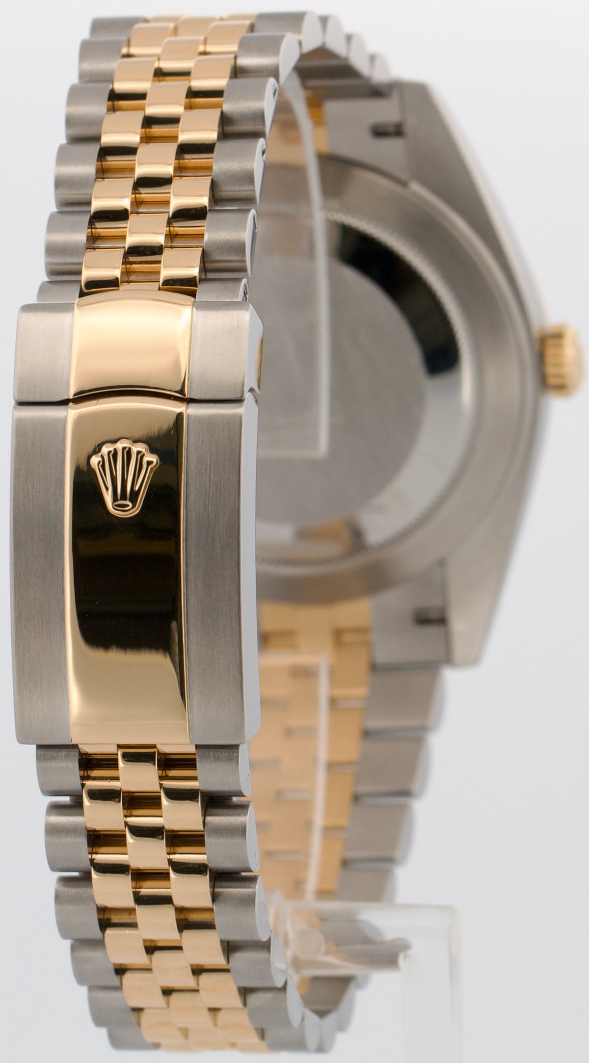 2018 Rolex DateJust 126333 Champagne Diamond 18K Steel Jubilee 41mm Box Papers