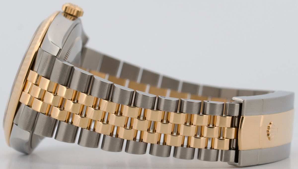 2018 Rolex DateJust 126333 Champagne Diamond 18K Steel Jubilee 41mm Box Papers
