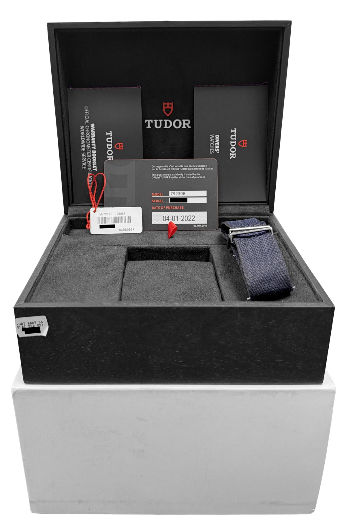 2022 Tudor Heritage Black Bay M79230B-0002 Blue Black 41mm Watch Box Papers