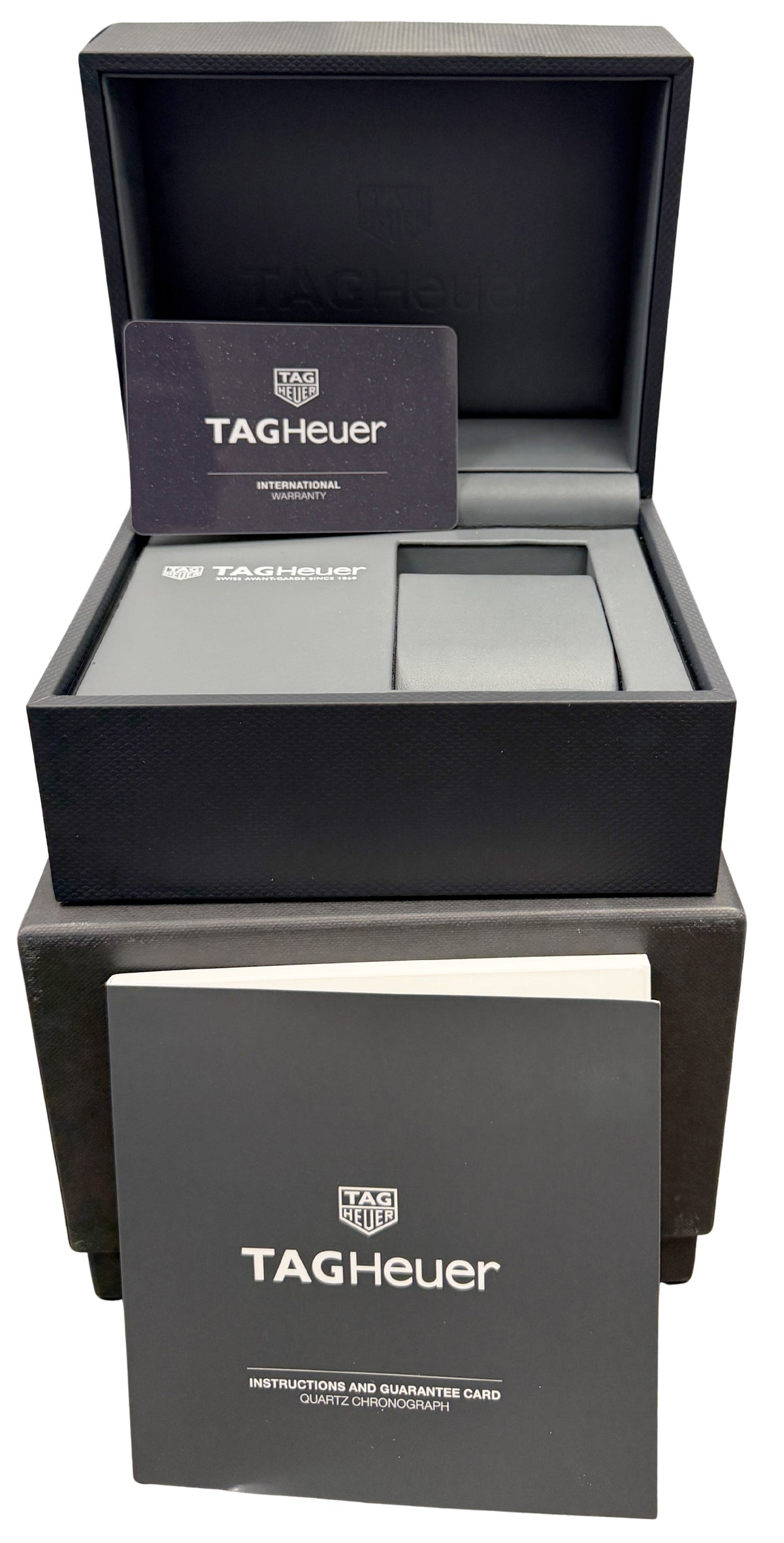 Tag Heuer Formula 1 Chronograph CAZ1010.FT8024 Black 43mm Quartz Watch Box Paper