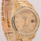 VINTAGE Rolex Day-Date President CHAMPAGNE DIAMOND 36mm 18K Yellow Gold 18038