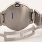 Ladies Cartier Ballon Bleu SILVER GUILLOCHE Stainless 36mm 3284 W6920046 Watch