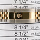 2018 Rolex DateJust 126333 Champagne Diamond 18K Steel Jubilee 41mm Box Papers