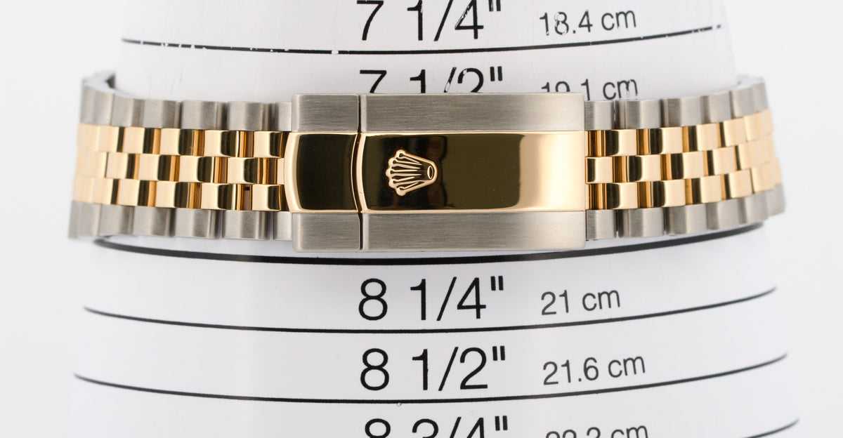 2018 Rolex DateJust 126333 Champagne Diamond 18K Steel Jubilee 41mm Box Papers