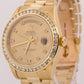 VINTAGE Rolex Day-Date President CHAMPAGNE DIAMOND 36mm 18K Yellow Gold 18038