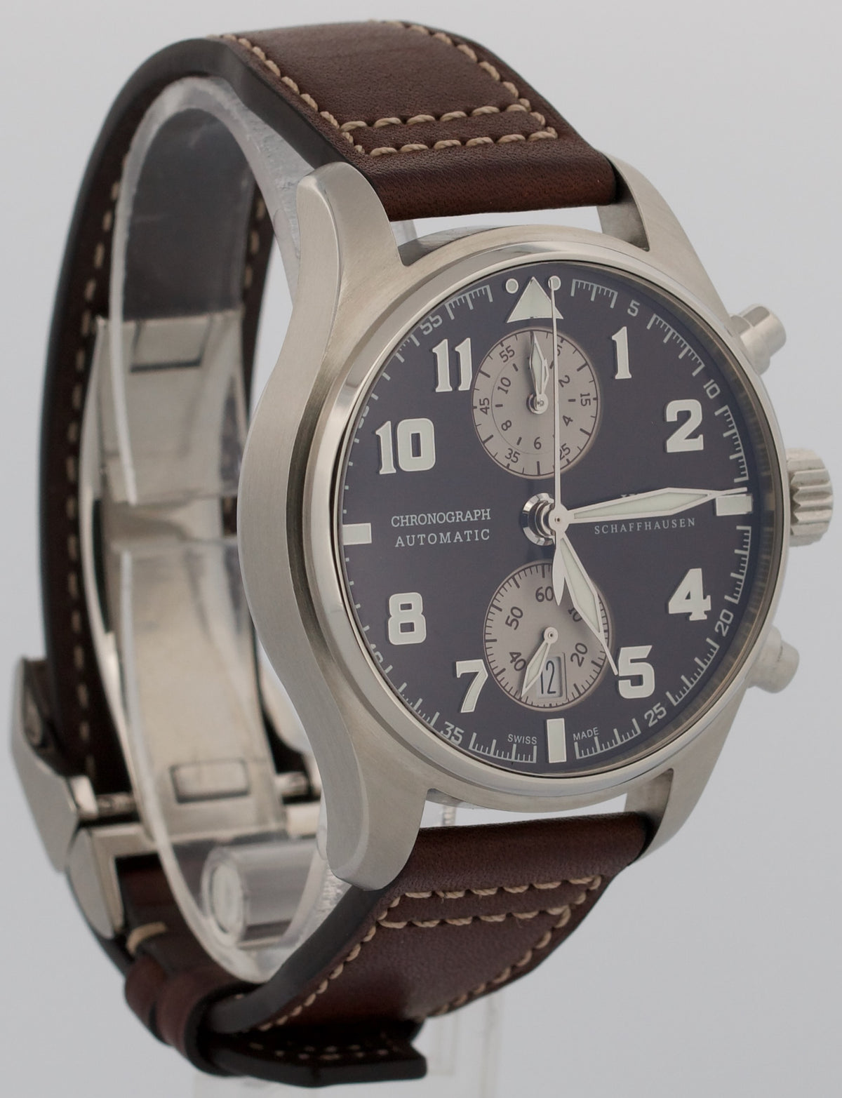 IWC Schaffhausen Pilot IW387806 Saint Exupery Brown Steel 43mm Box Papers