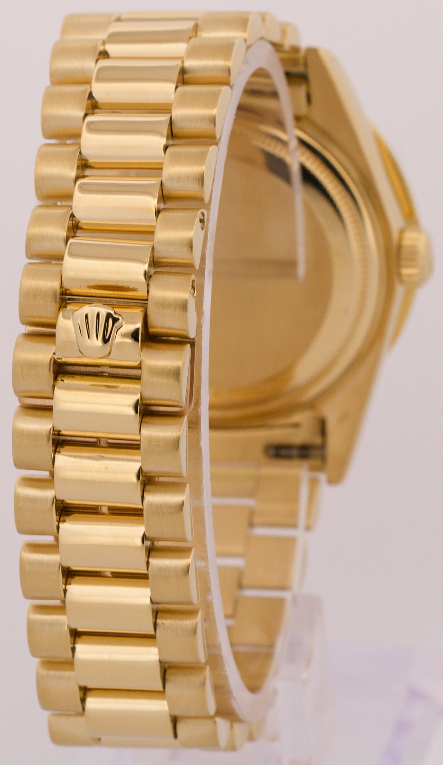 VINTAGE Rolex Day-Date President CHAMPAGNE DIAMOND 36mm 18K Yellow Gold 18038