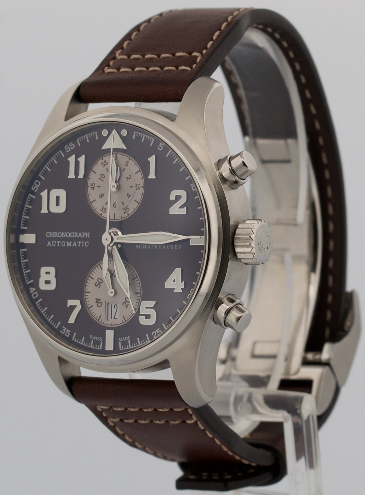 IWC Schaffhausen Pilot IW387806 Saint Exupery Brown Steel 43mm Box Papers