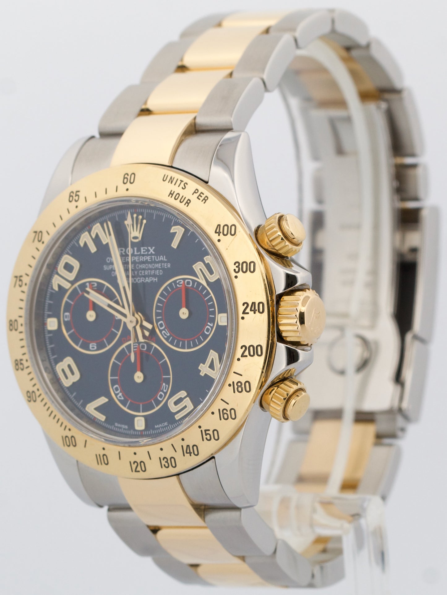 2021 RSC Rolex Daytona Cosmograph BLUE RACING Stainless 18K Gold Two-Tone 116523