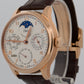 IWC Portugieser Perpetual Calendar IW502306 White 18K Rose Gold 44mm Watch