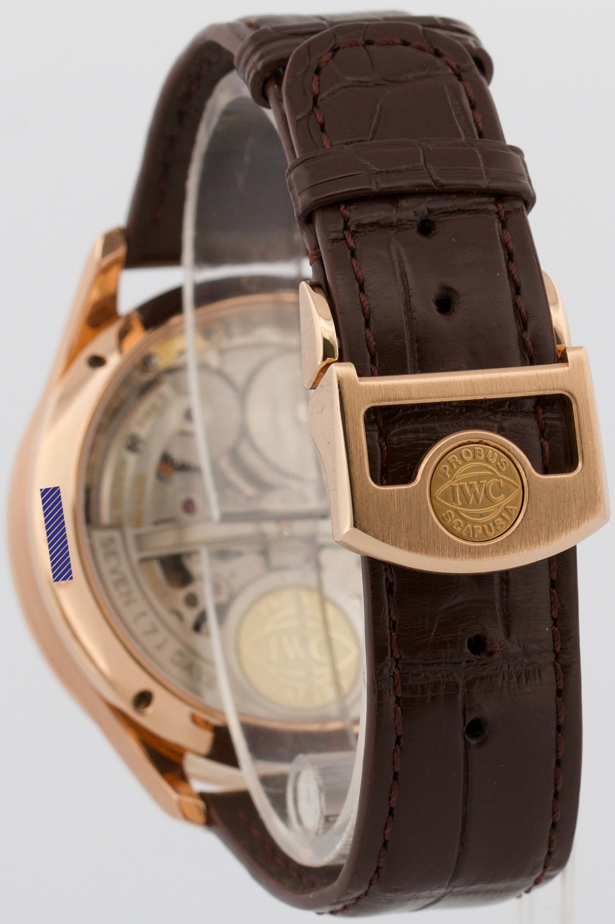 IWC Portugieser Perpetual Calendar IW502306 White 18K Rose Gold 44mm Watch