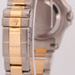 Ladies Rolex Yacht-Master 29mm BLUE 18K Yellow Gold Steel Two-Tone Watch 69623