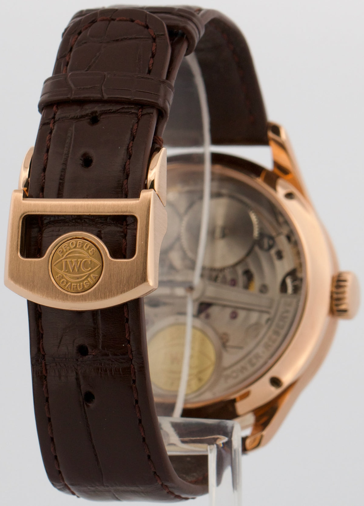 IWC Portugieser Perpetual Calendar IW502306 White 18K Rose Gold 44mm Watch
