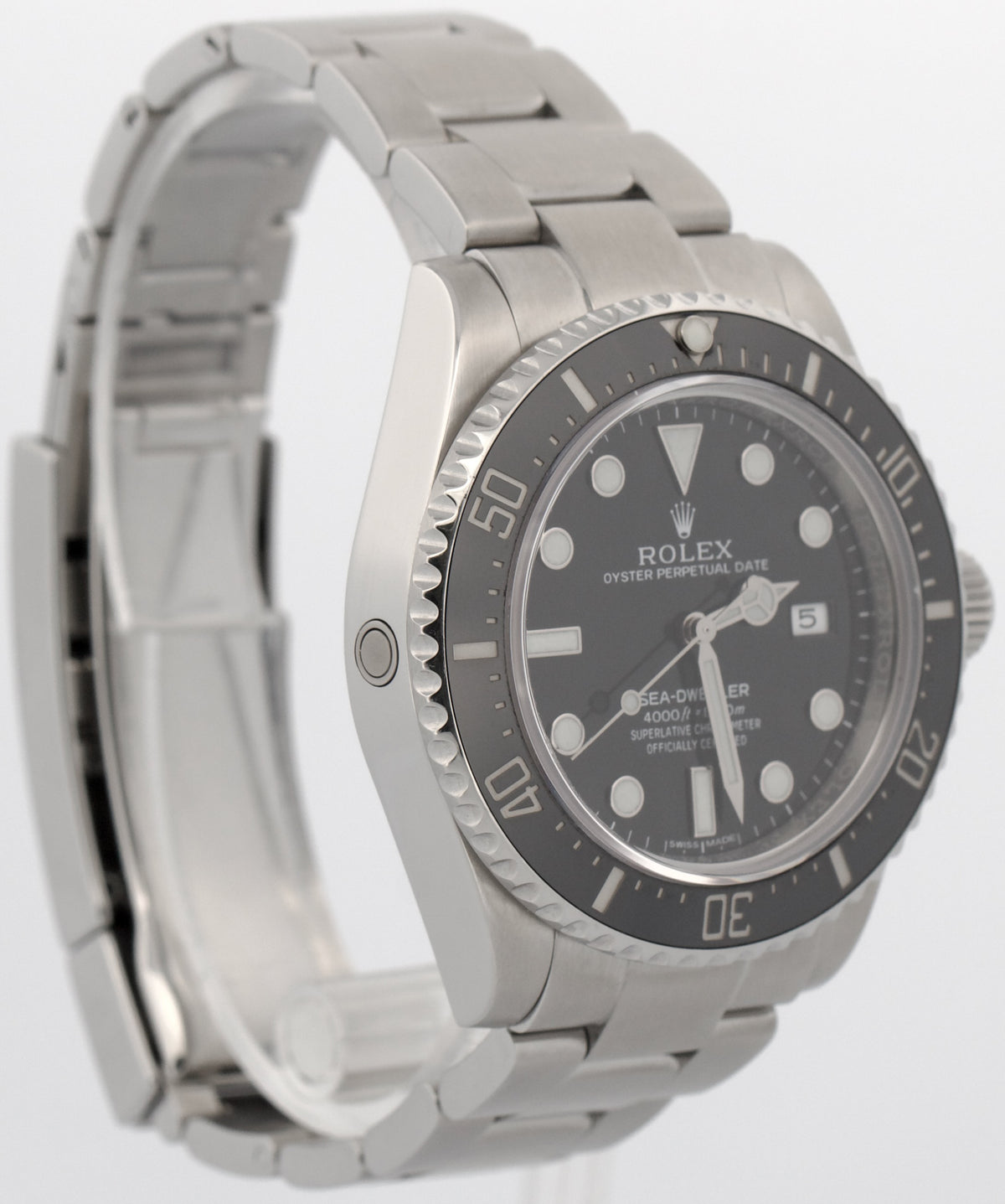 2015 Rolex Sea-Dweller 116600 'SD4K' Black Stainless Steel 40mm Watch Box Papers