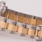 Ladies Rolex Yacht-Master 29mm BLUE 18K Yellow Gold Steel Two-Tone Watch 69623