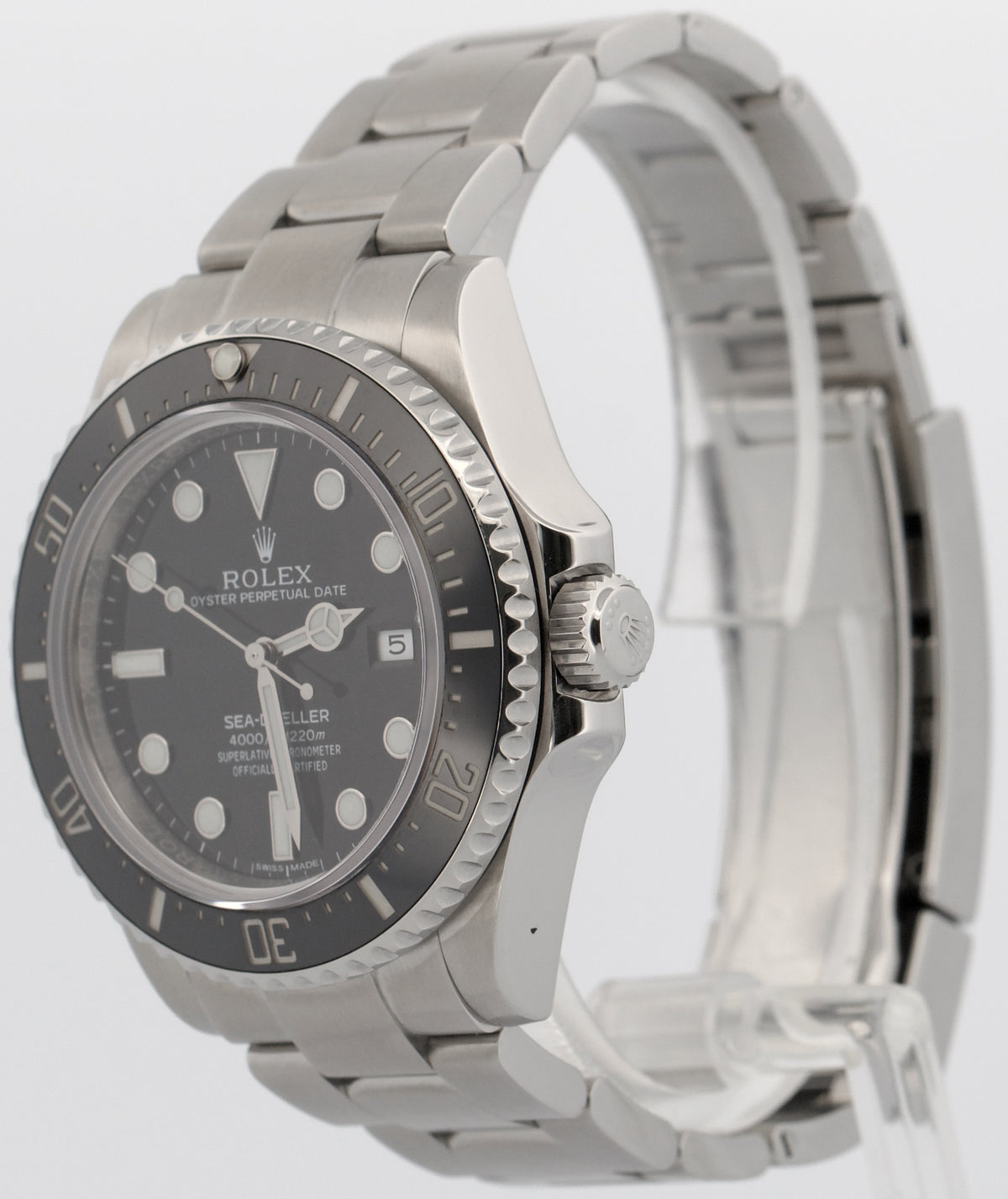 2015 Rolex Sea-Dweller 116600 'SD4K' Black Stainless Steel 40mm Watch Box Papers