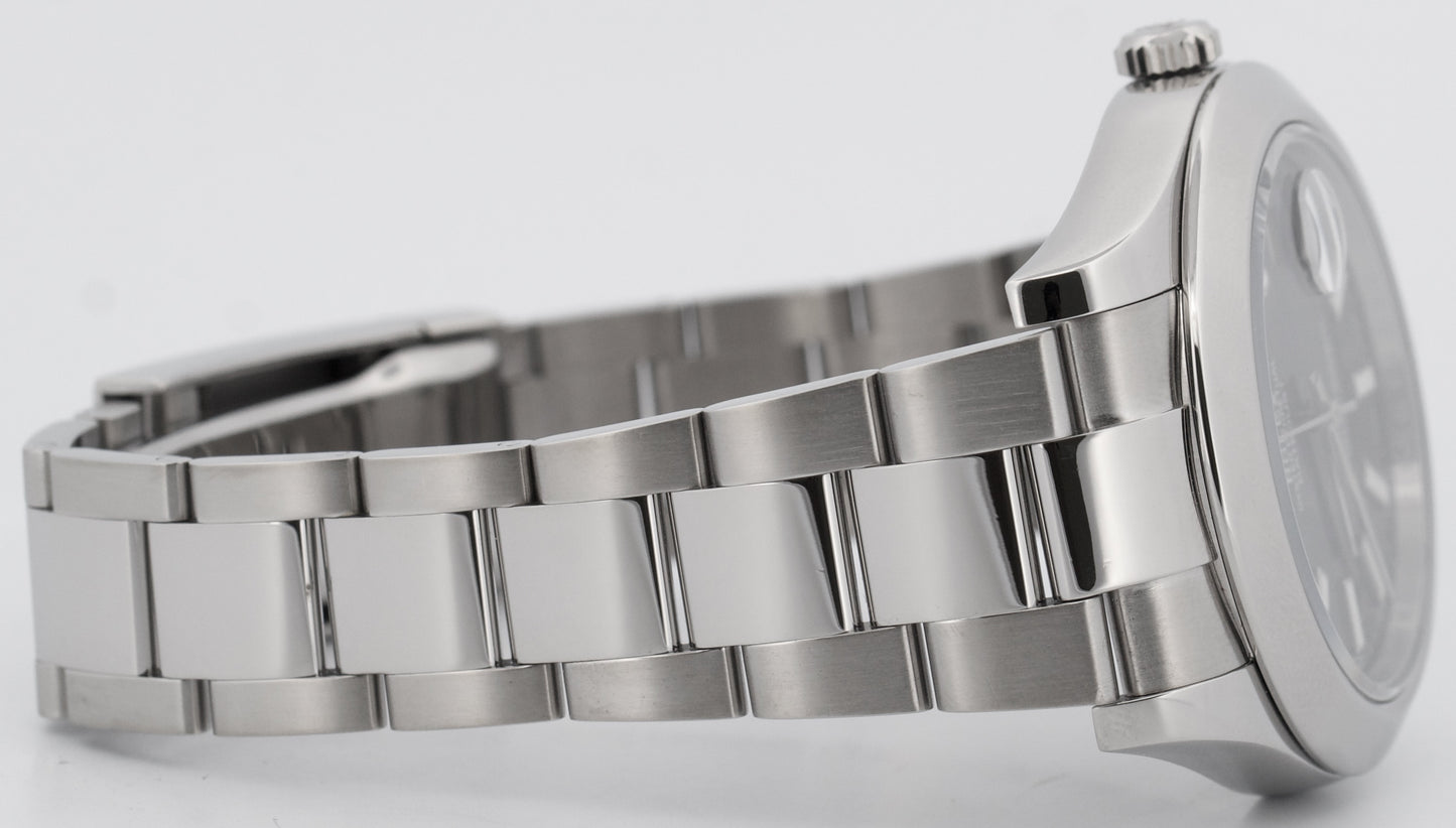 PAPERS Rolex DateJust II 41mm BLUE Stainless Steel OYSTER Smooth 116300 BOX