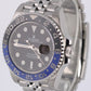 2021 PAPERS Rolex GMT-Master II BATGIRL Blue Black 40mm JUBILEE 126710 BLNR BOX