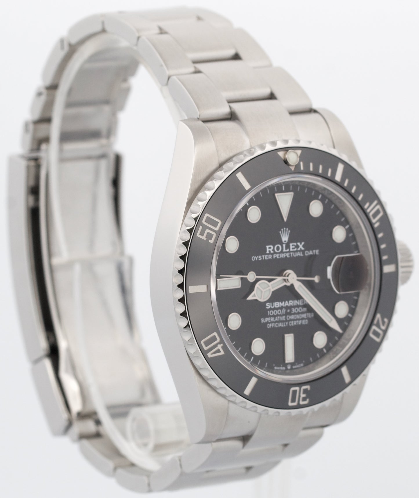 PAPERS Rolex Submariner Date 41 BLACK Ceramic Stainless Steel 41mm 126610 LN BOX