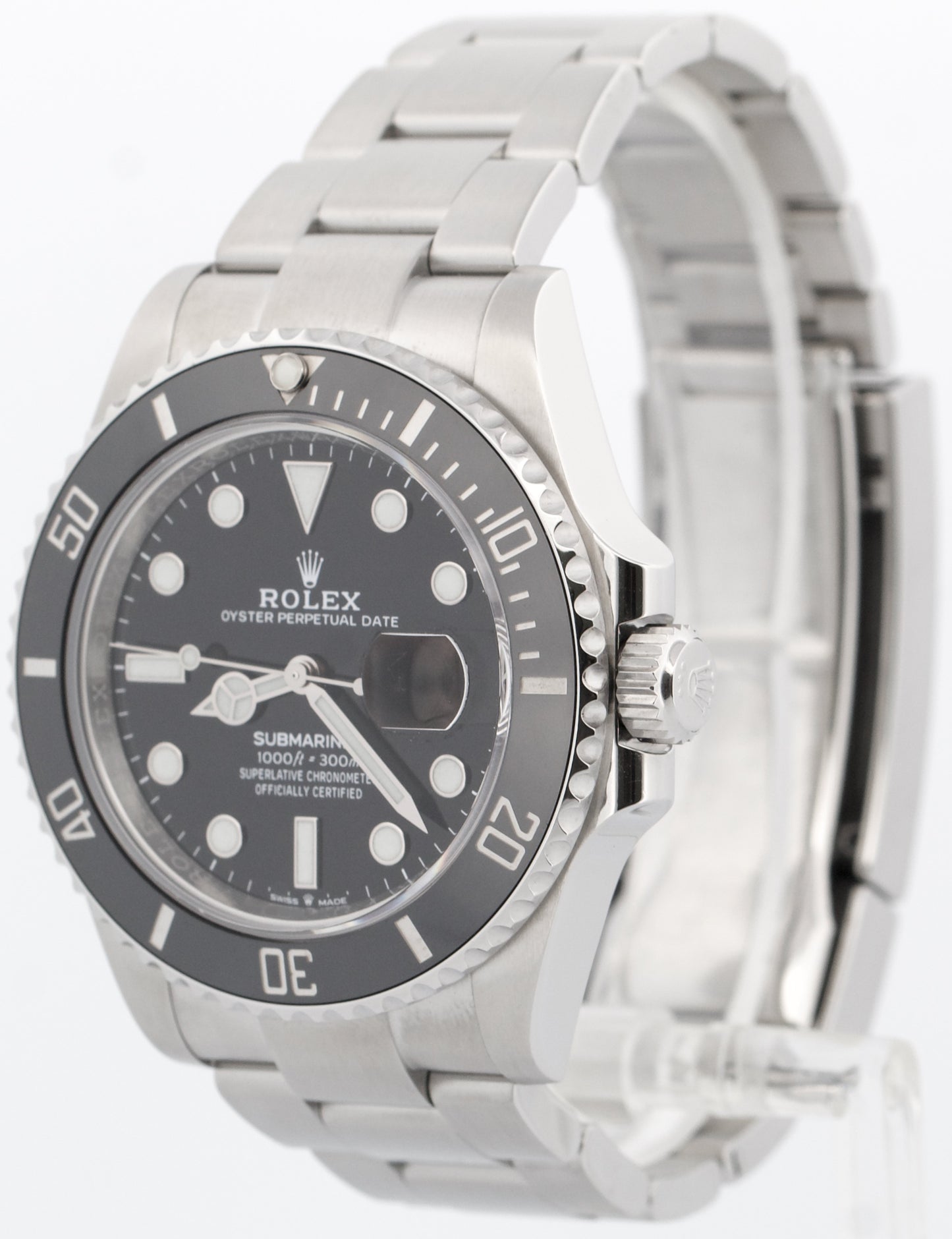 PAPERS Rolex Submariner Date 41 BLACK Ceramic Stainless Steel 41mm 126610 LN BOX