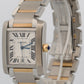 2013 Ladies Cartier Tank Francaise 2302 W51005Q4 18K Gold Steel 27mm Papers