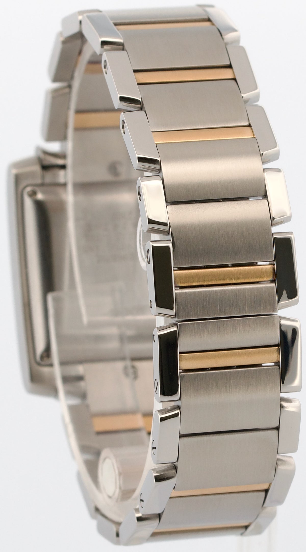 2013 Ladies Cartier Tank Francaise 2302 W51005Q4 18K Gold Steel 27mm Papers