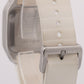 Cartier Santos 100 33mm IVORY Stainless Steel WHITE Rubber 2878 W20122U2 BOX