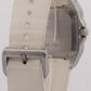 Cartier Santos 100 33mm IVORY Stainless Steel WHITE Rubber 2878 W20122U2 BOX