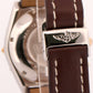 Breitling Chronomat BURGUNDY Red Two-Tone Gold Steel Leather 39mm B130501 Watch