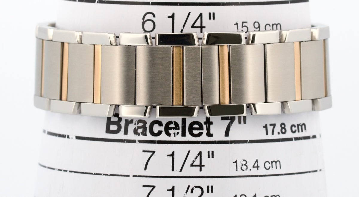 2013 Ladies Cartier Tank Francaise 2302 W51005Q4 18K Gold Steel 27mm Papers