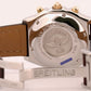 Breitling Chronomat BURGUNDY Red Two-Tone Gold Steel Leather 39mm B130501 Watch