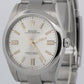 PAPERS Rolex Oyster Perpetual 41 SILVER Stainless Steel Oyster 41mm 124300 BOX