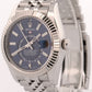 Rolex Sky-Dweller BLUE Stainless Steel 18K White Gold 42mm JUBILEE 326934 Watch