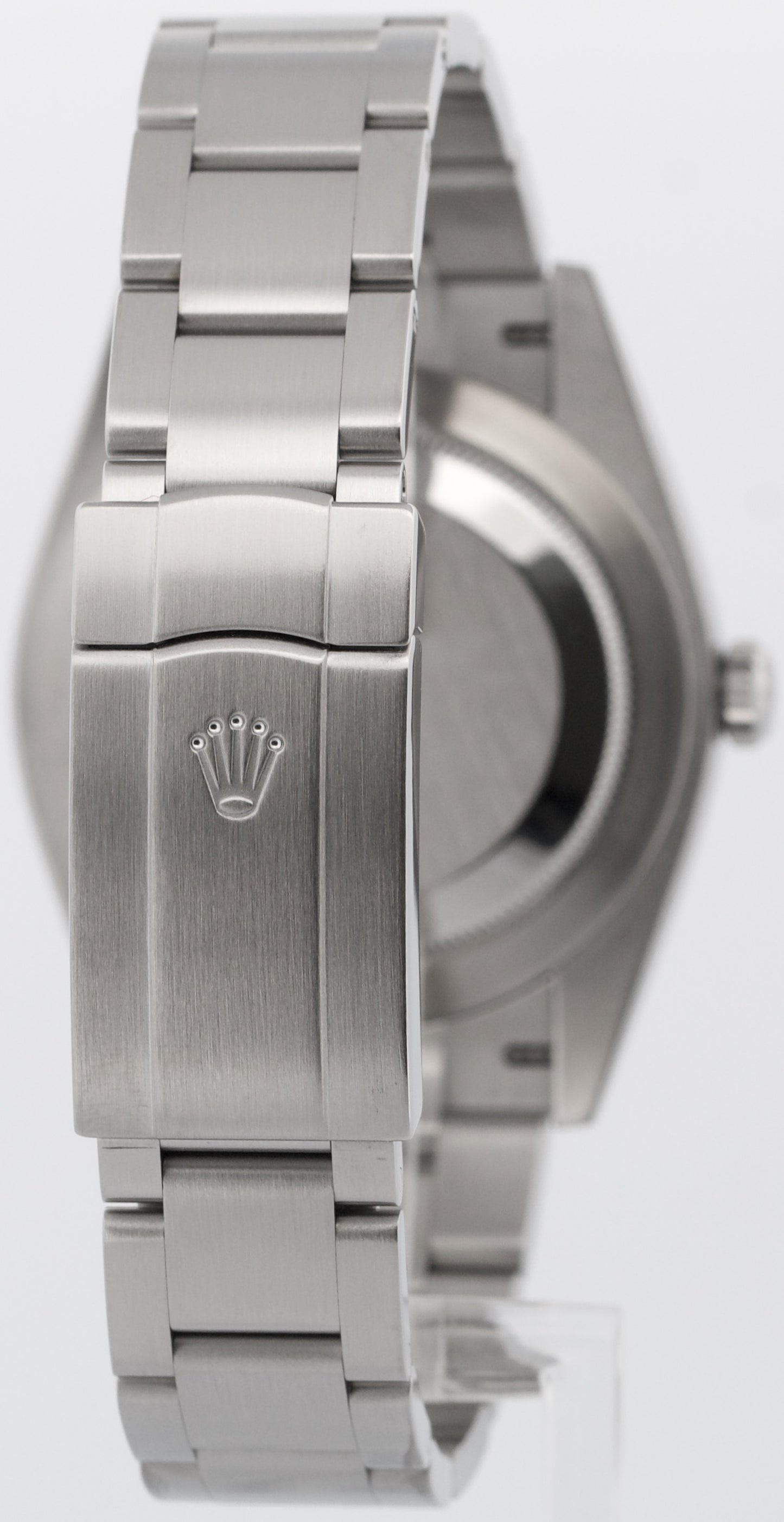 PAPERS Rolex Oyster Perpetual 41 SILVER Stainless Steel Oyster 41mm 124300 BOX